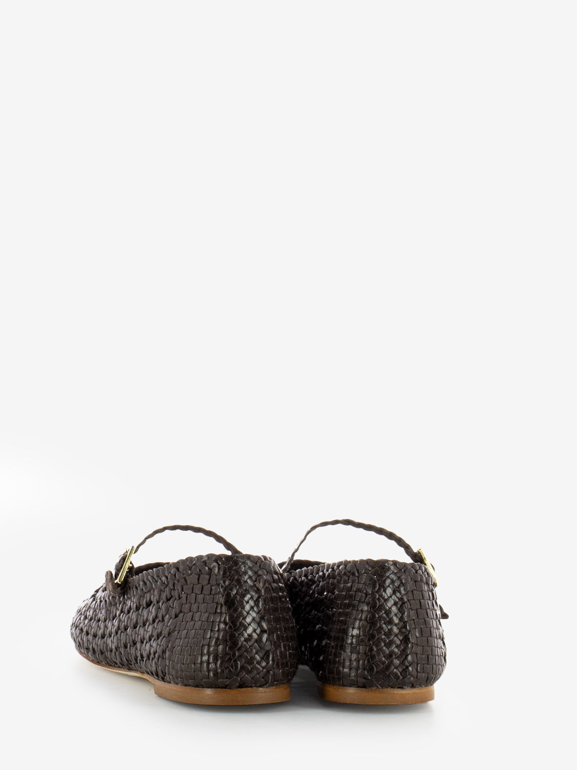 Amber ballerinas coffee weave