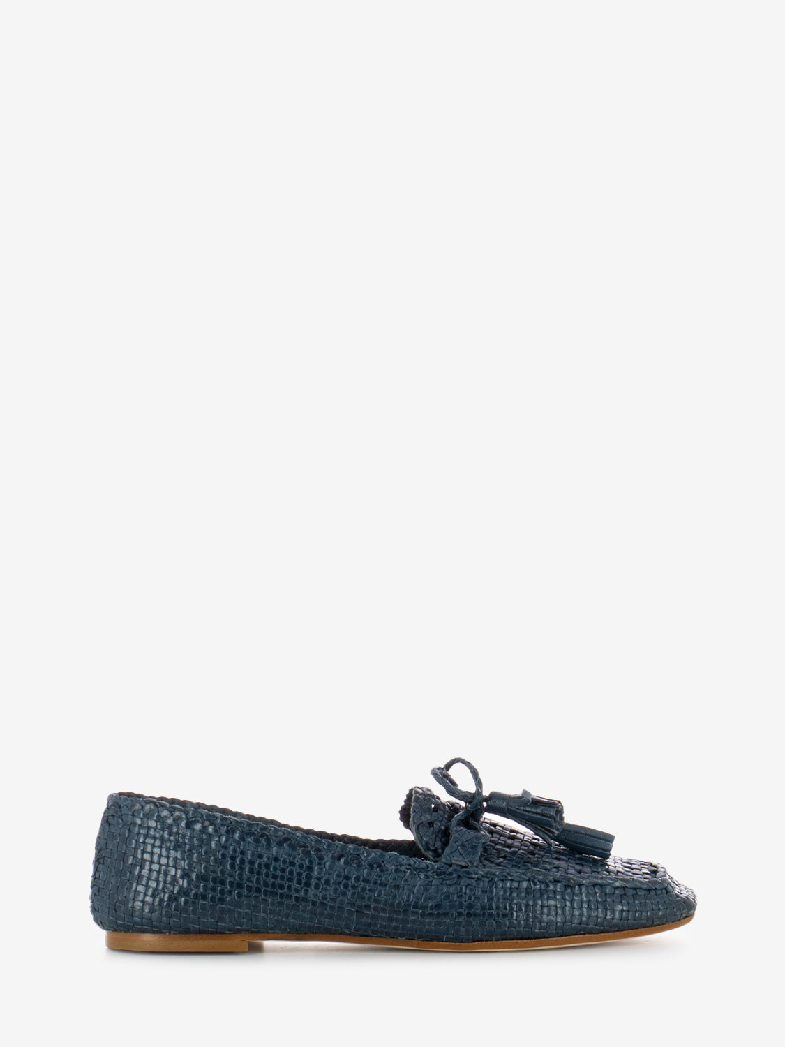 Creta Moccasins Woven Blue
