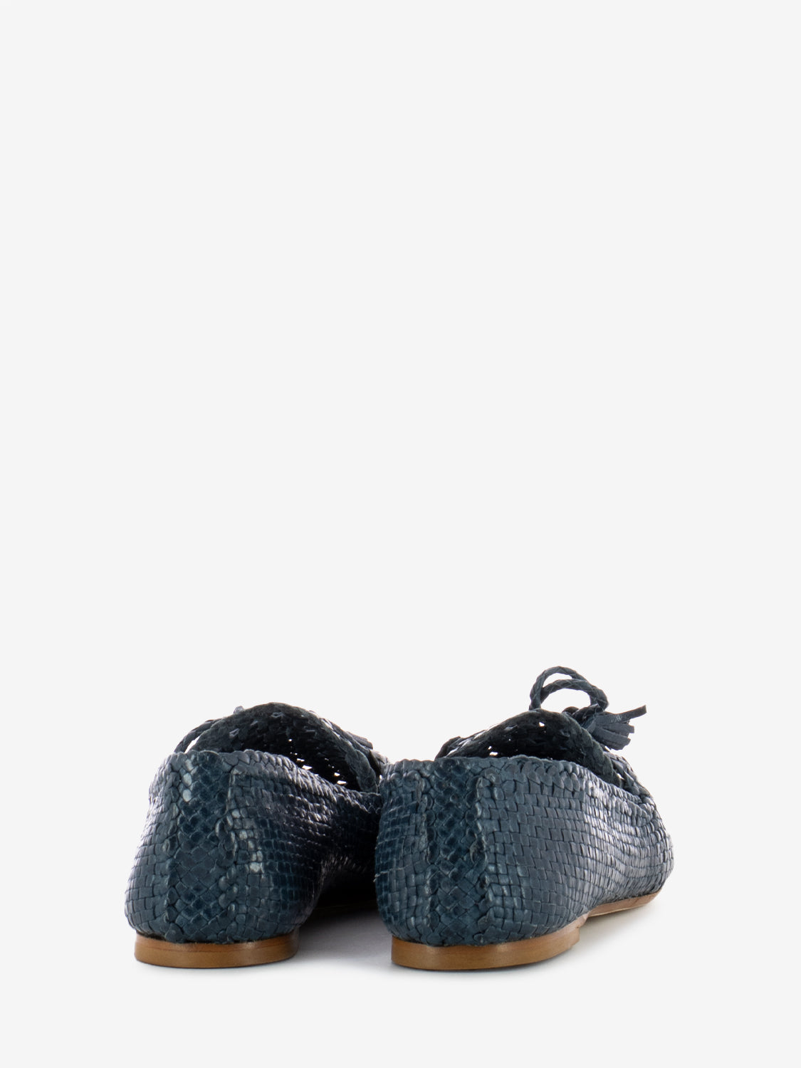Creta Moccasins Woven Blue