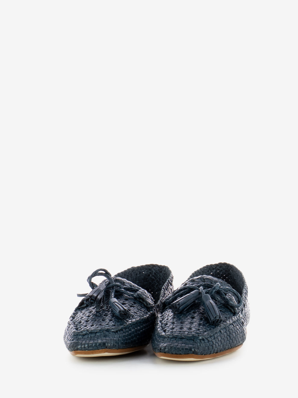 Creta Moccasins Woven Blue