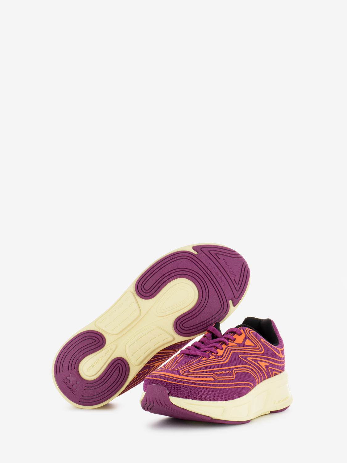 Runflex #01 fuchsia / mandarin sneakers