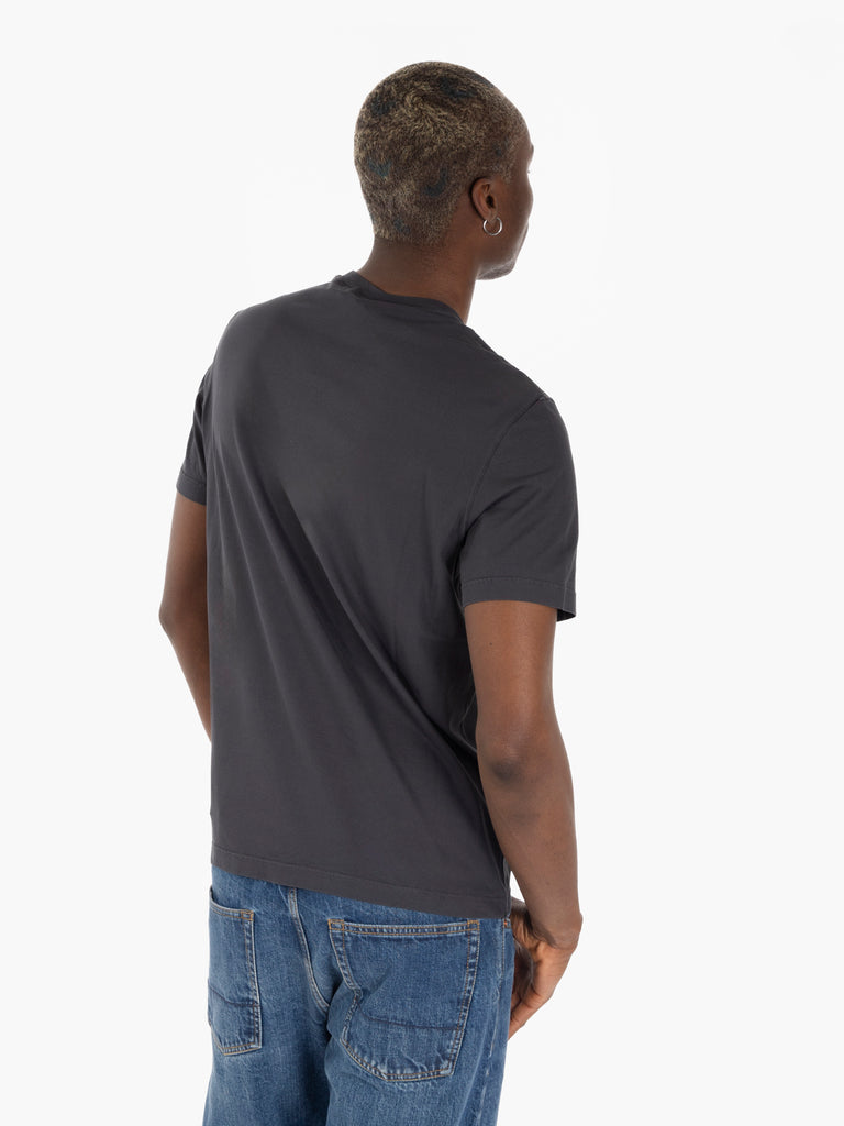 FILIPPO DE LAURENTIIS - T-shirt crêpe grafite