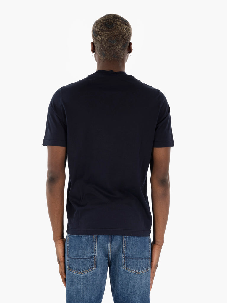 FILIPPO DE LAURENTIIS - T-shirt crêpe grafite