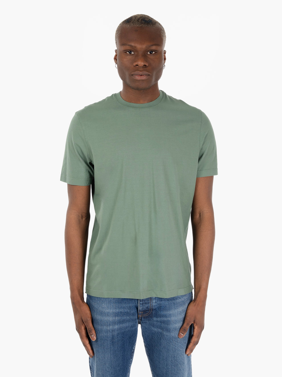 T-shirt crêpe salvia