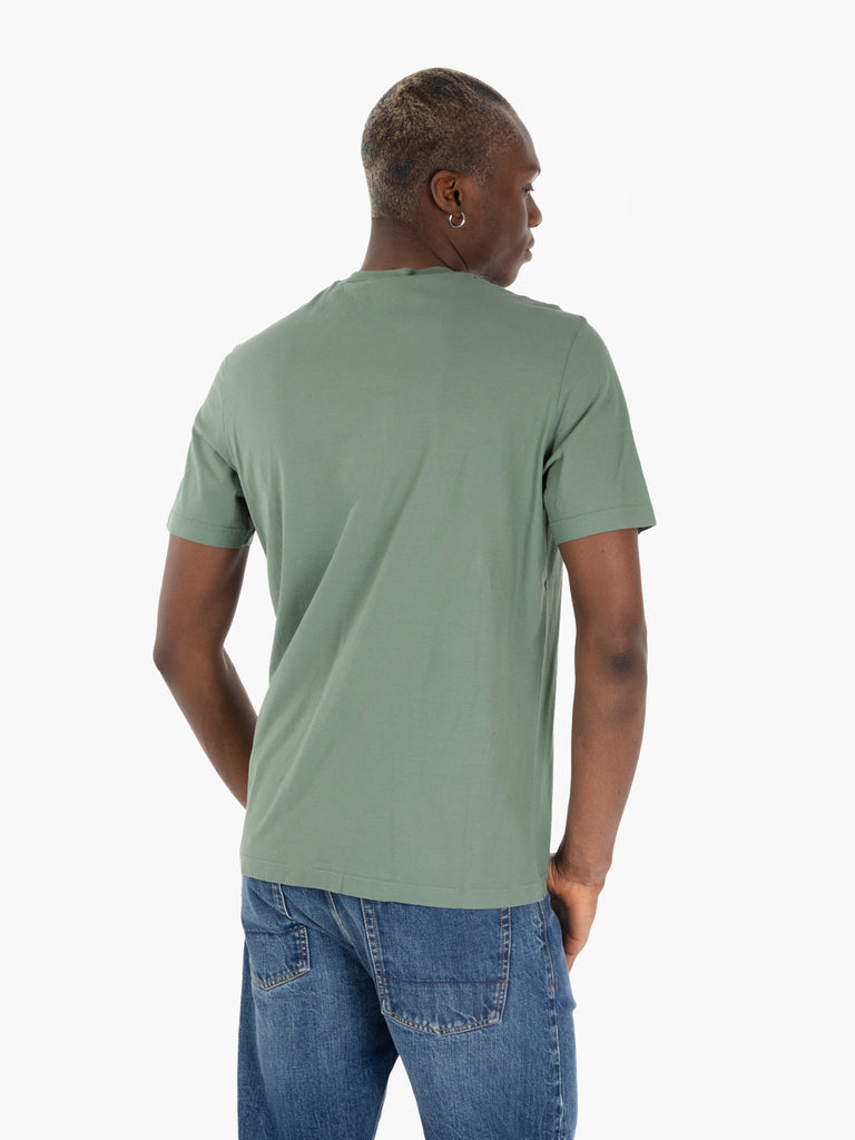 FILIPPO DE LAURENTIIS - T-shirt crêpe salvia