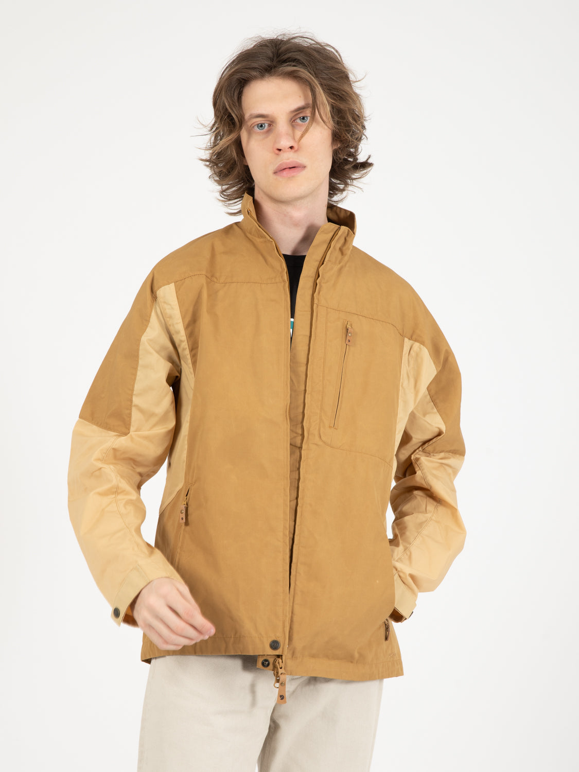 Ovik Stencollar Jacket buckweat brown / dune beige