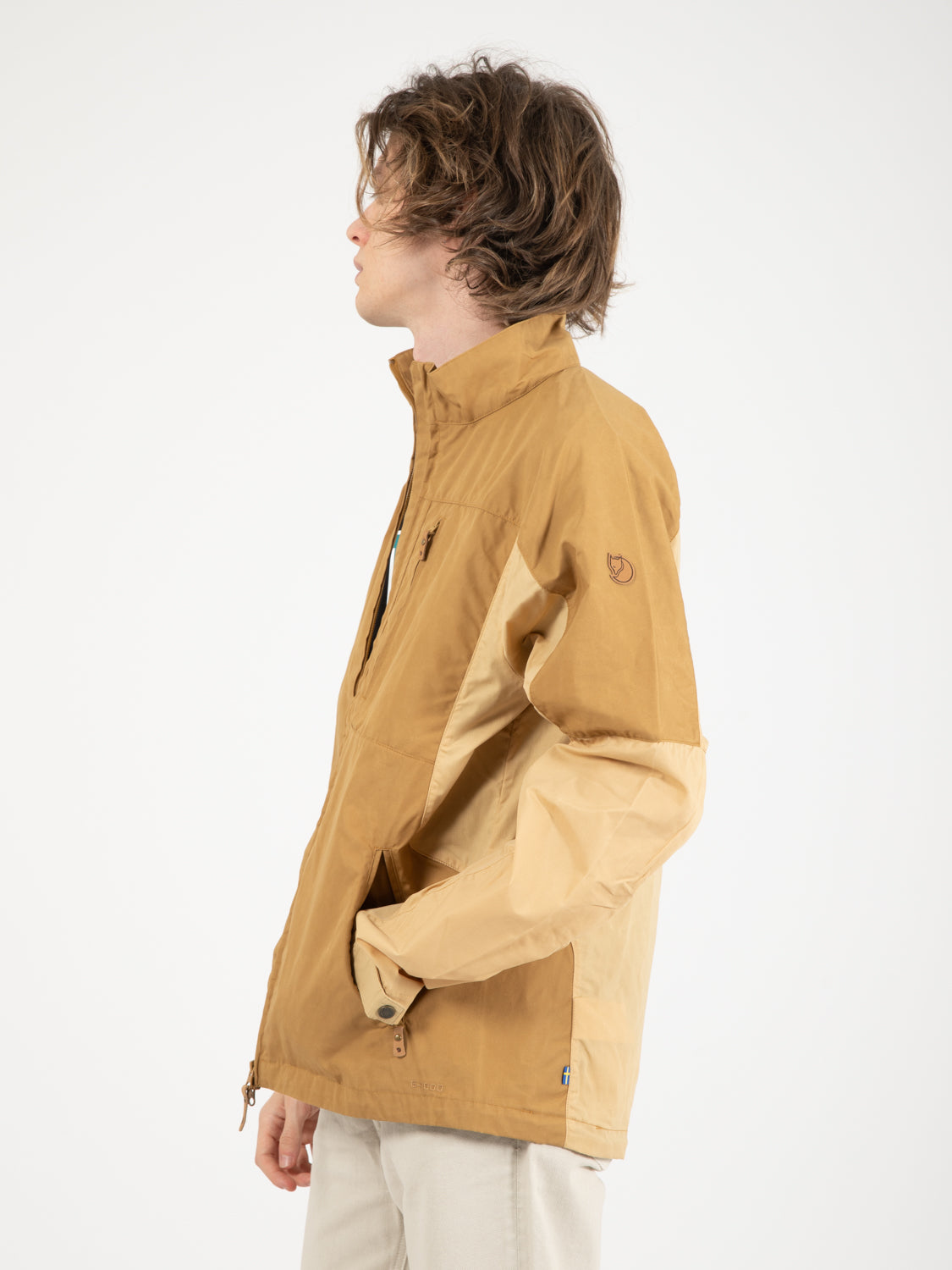Ovik Stencollar Jacket buckweat brown / dune beige
