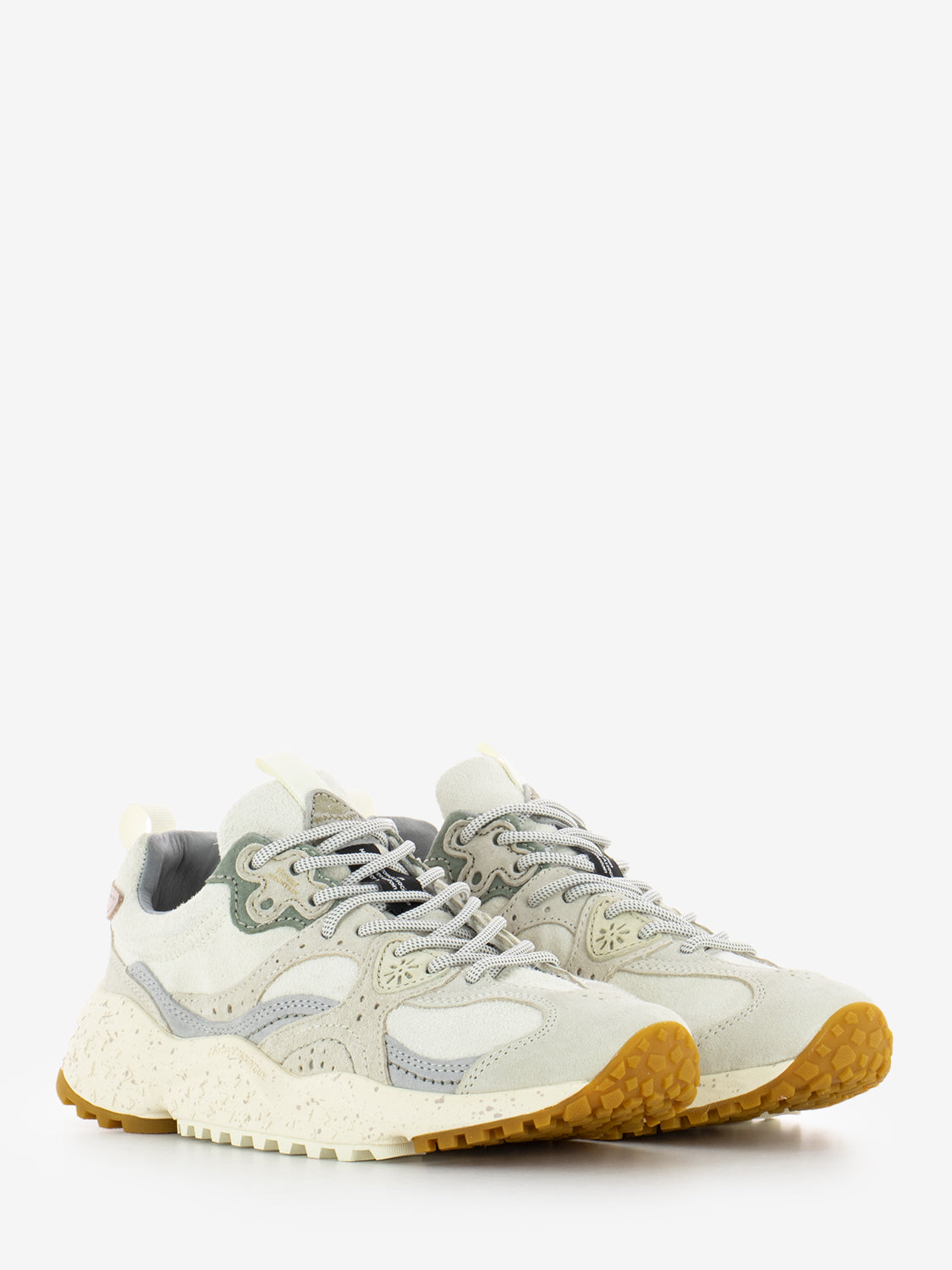 Wave Hairy velour suede white