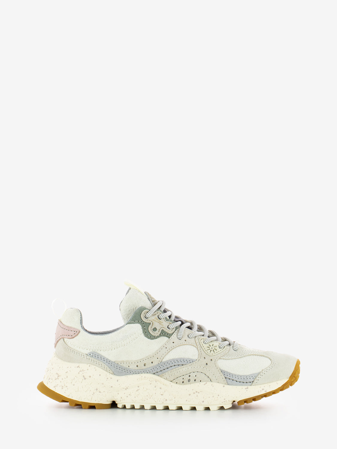 Wave Hairy velour suede white