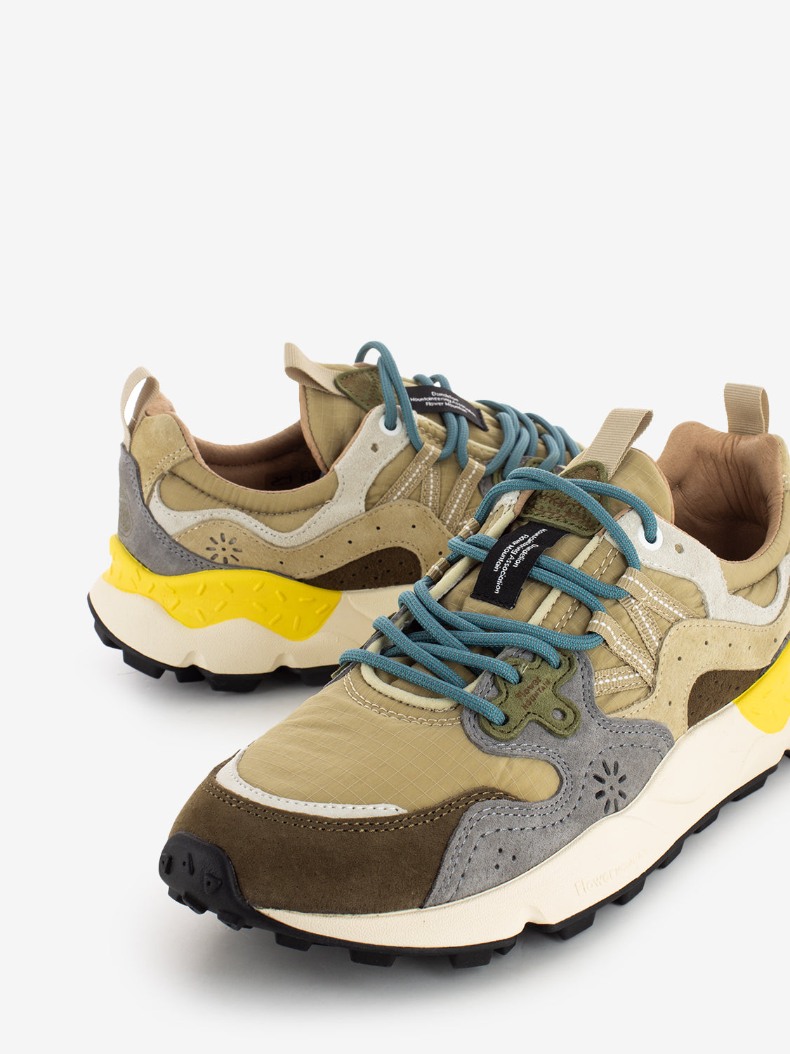 Yamano 3 M suede nylon ripstop brown / grey