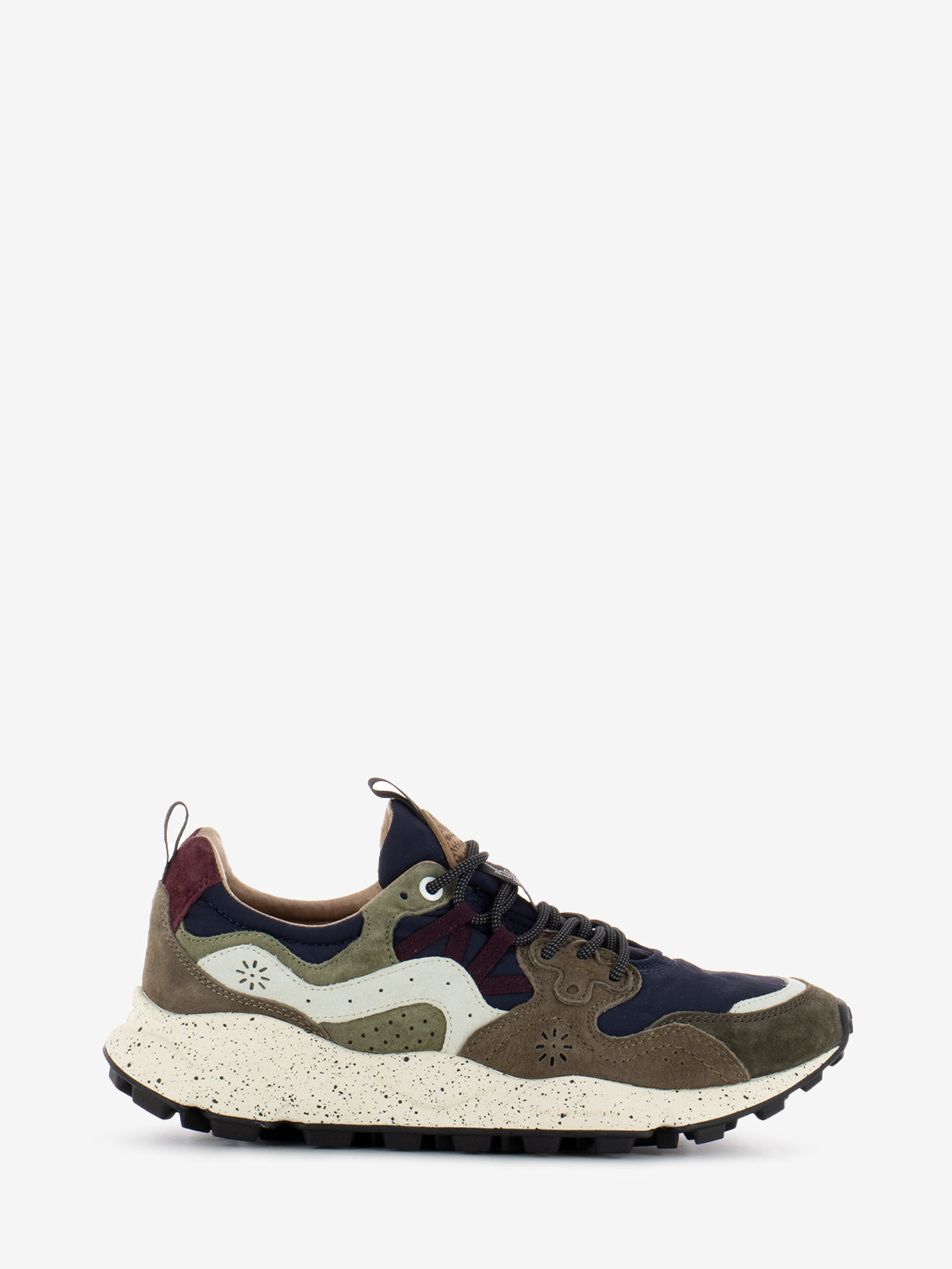 Yamano 3 man suede nylon brown / navy
