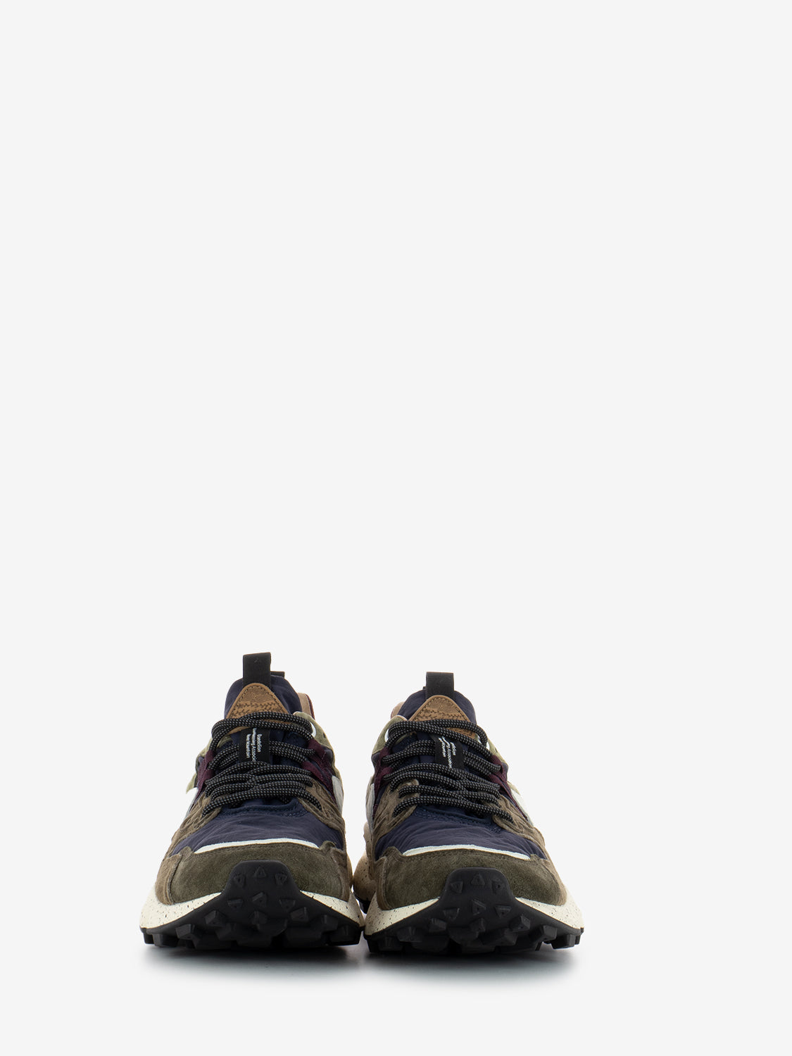 Yamano 3 man suede nylon brown / navy
