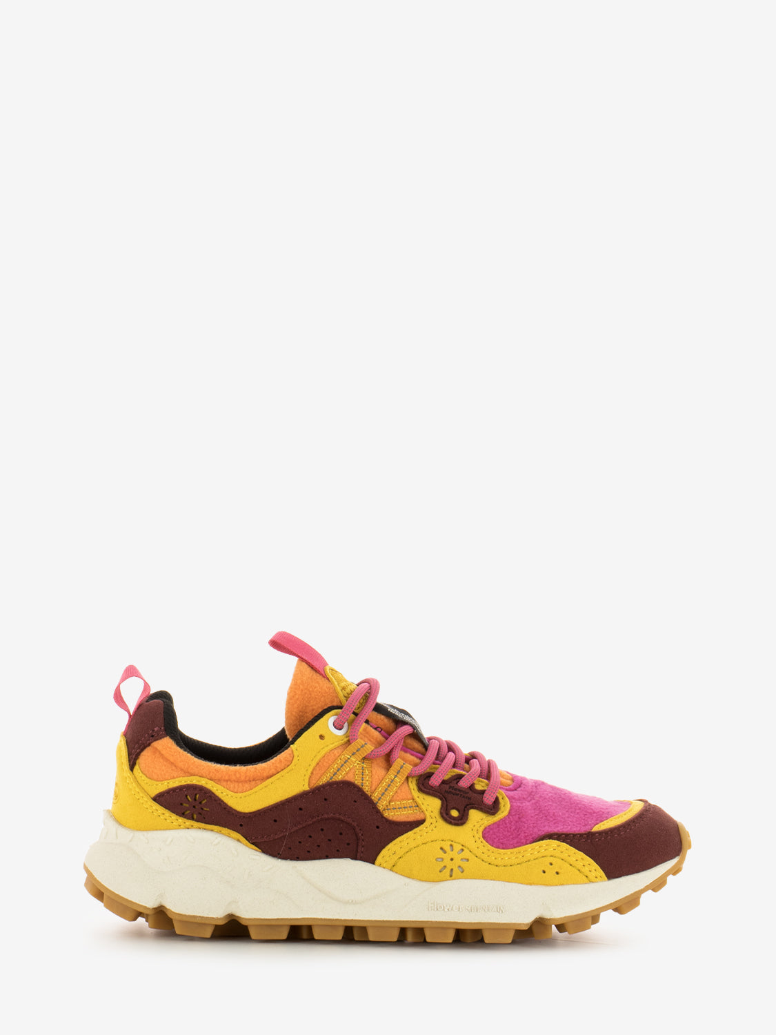Yamano 3 Uni Eco Suede Eco Fleece fuchsia / orange