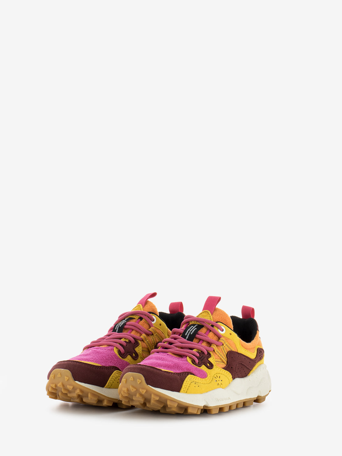 Yamano 3 Uni Eco Suede Eco Fleece fuchsia / orange