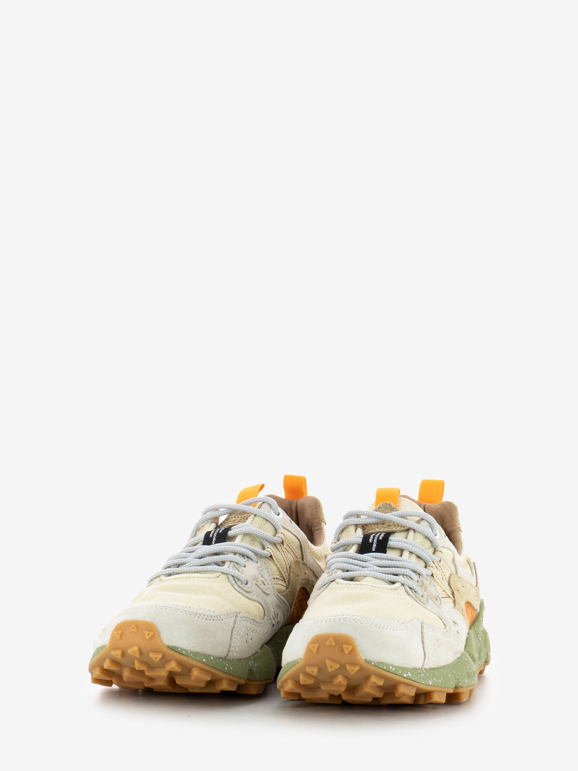 Yamano 3 UNI suede e canvas milk / beige