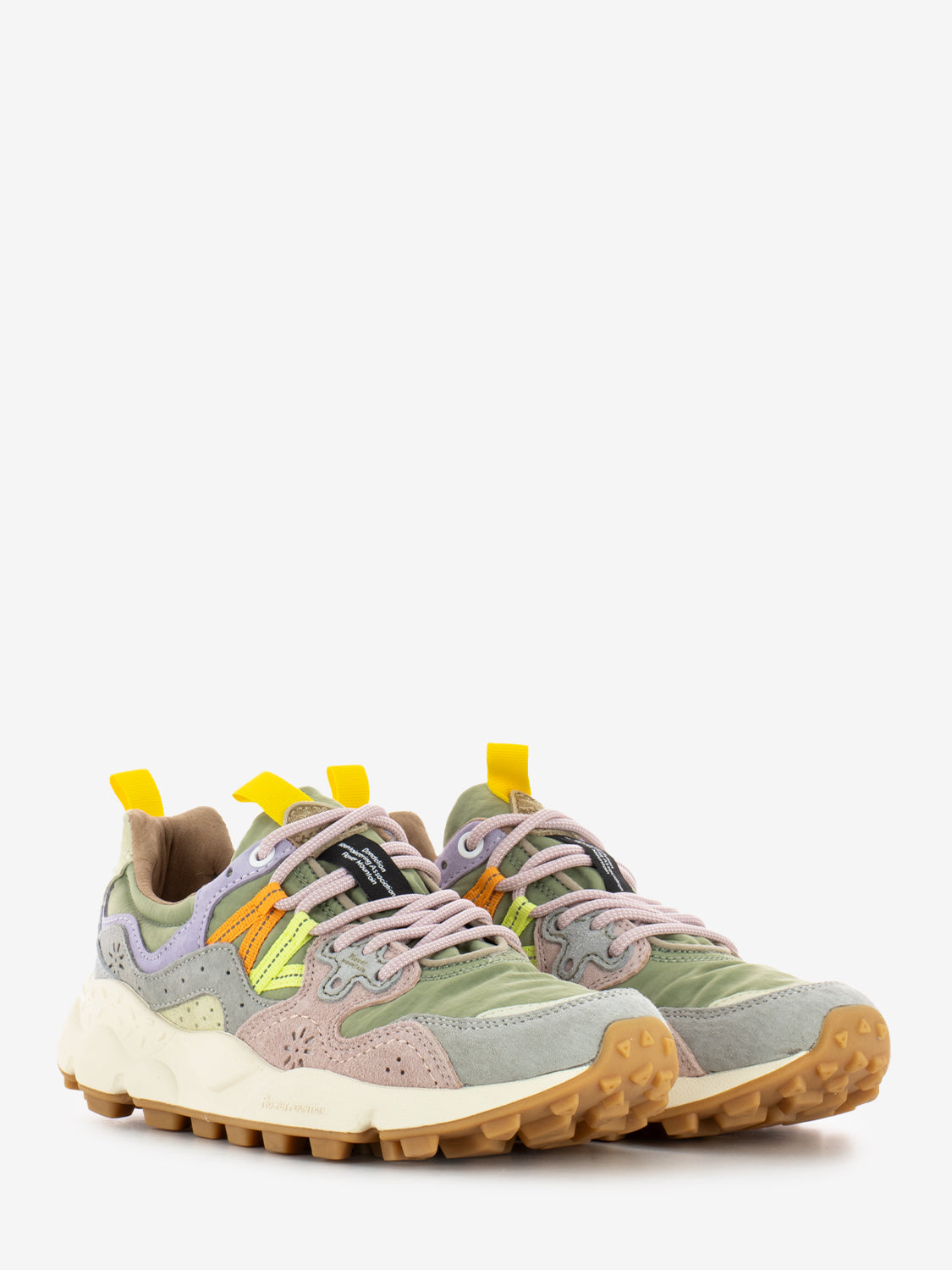 FLOWER MOUNTAIN X Barbour Sneakers Alte Beige - Taglia 41 - Suede E Fabric High Top Sneakers Beige FLOWER MOUNTAIN X Barbour Sneakers Alte Beige - Taglia 41 - Suede E Fabric High Top Sneakers Beige