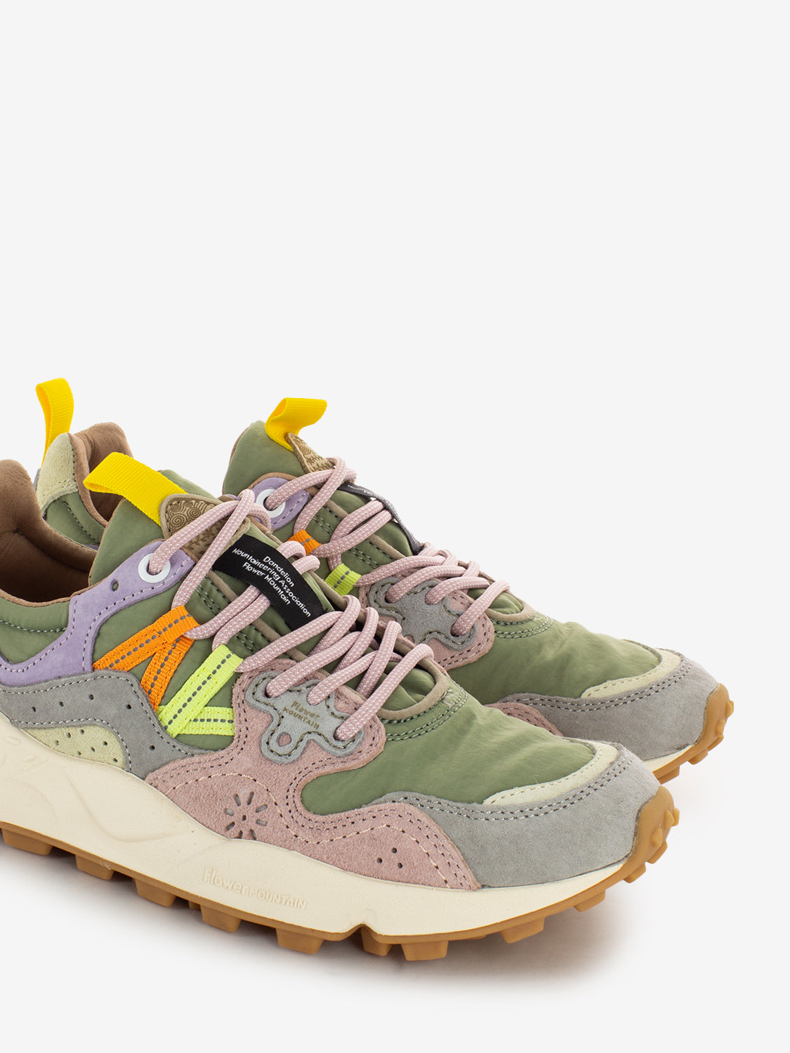 Yamano 3 woman suede e nylon light grey / grey / cipria