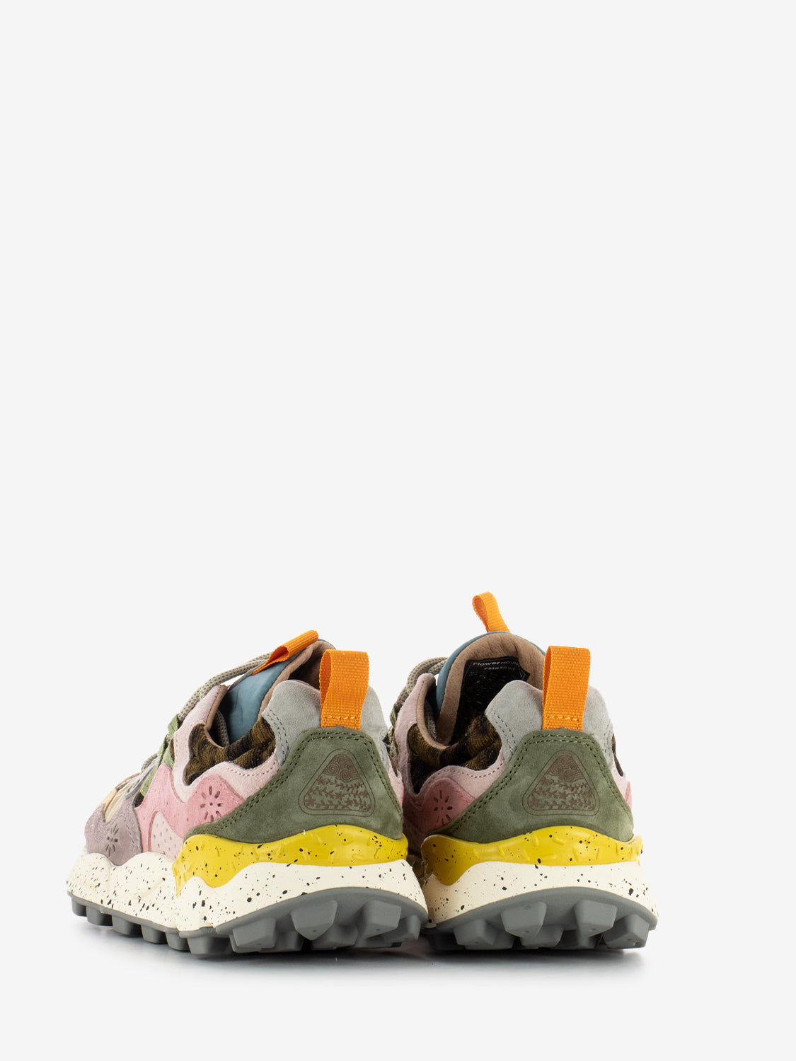 Yamano 3 woman suede e nylon light mustard / grey / cipria