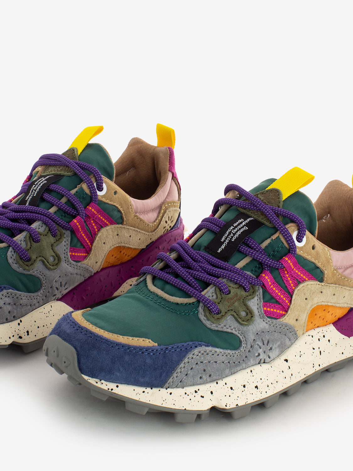 Yamano 3 woman suede e nylon petrol / stone / beige