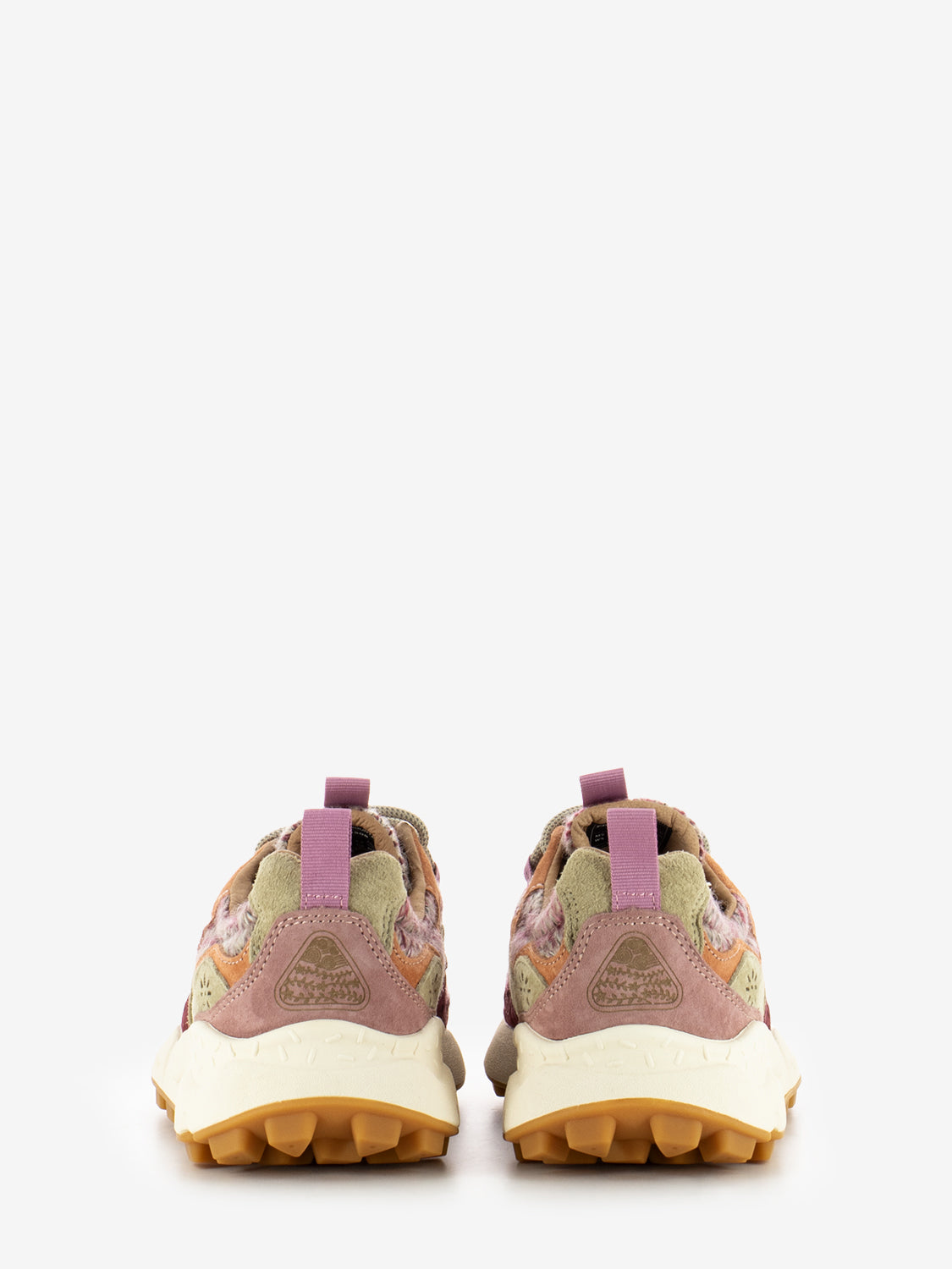 Yamano 3 woman suede woolen knitting cipria / brown