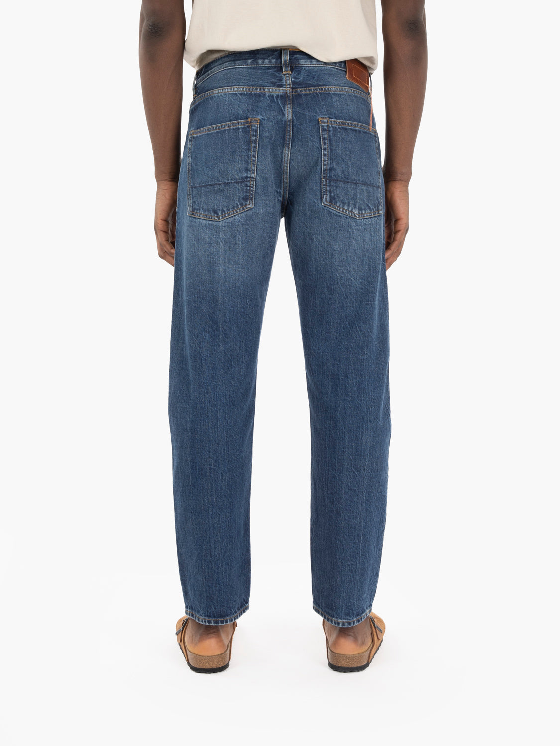 John five pocket blue jeans