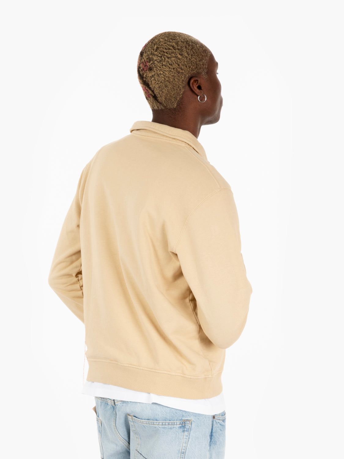 Zip-up Yale oatmilk