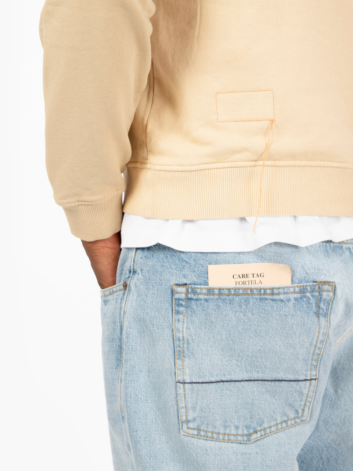 Zip-up Yale oatmilk