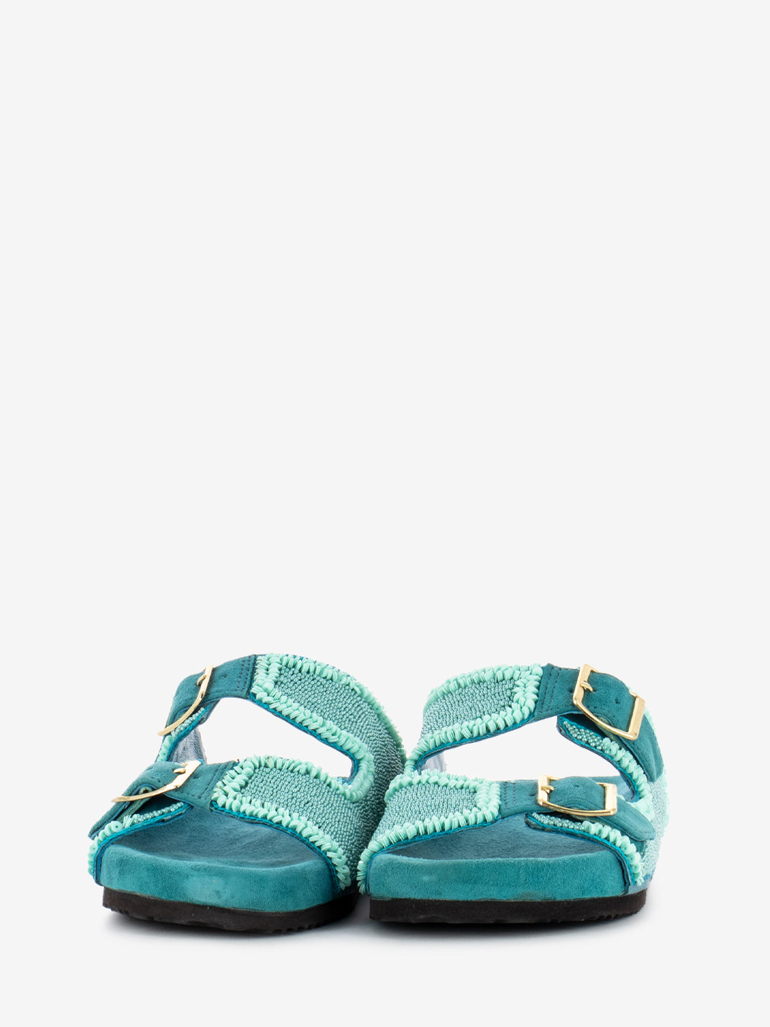 Ciabatte Swirl turquoise