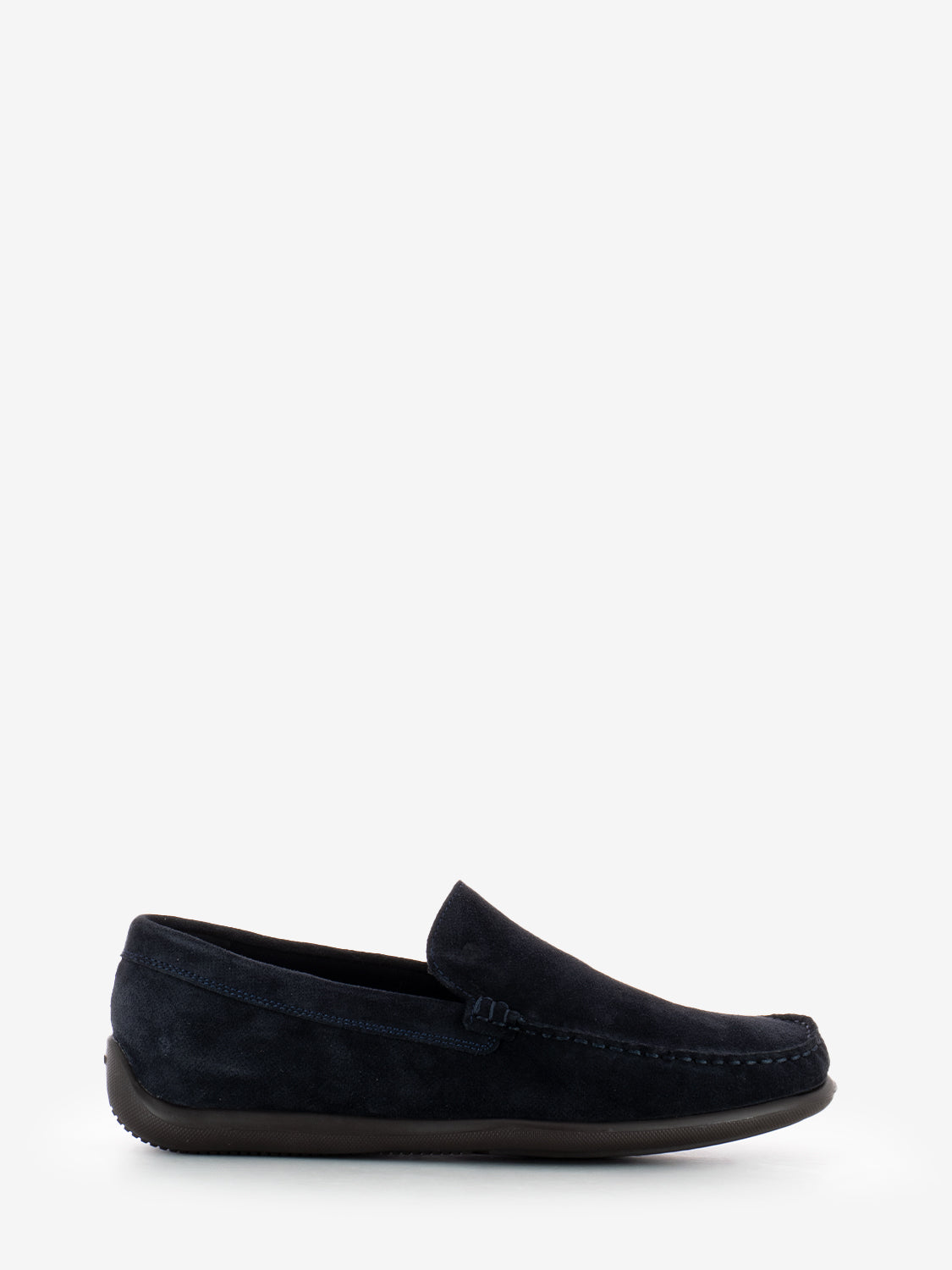 Mocassini Castoro punzonato blu