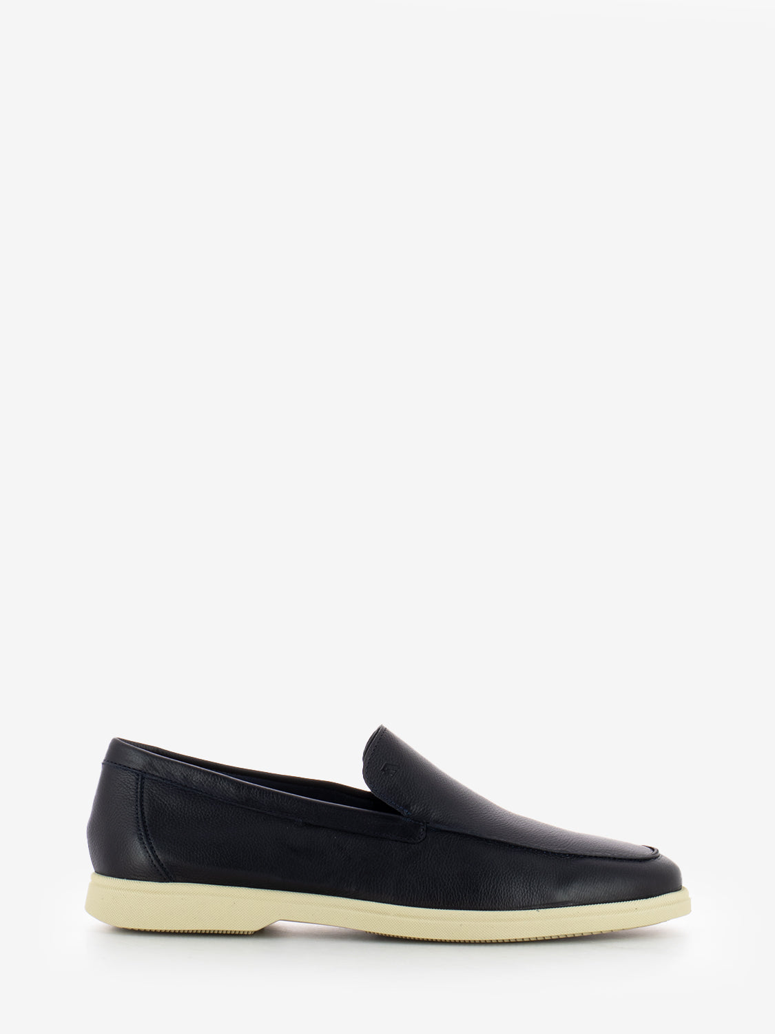 Baby rubber leather moccasins blue