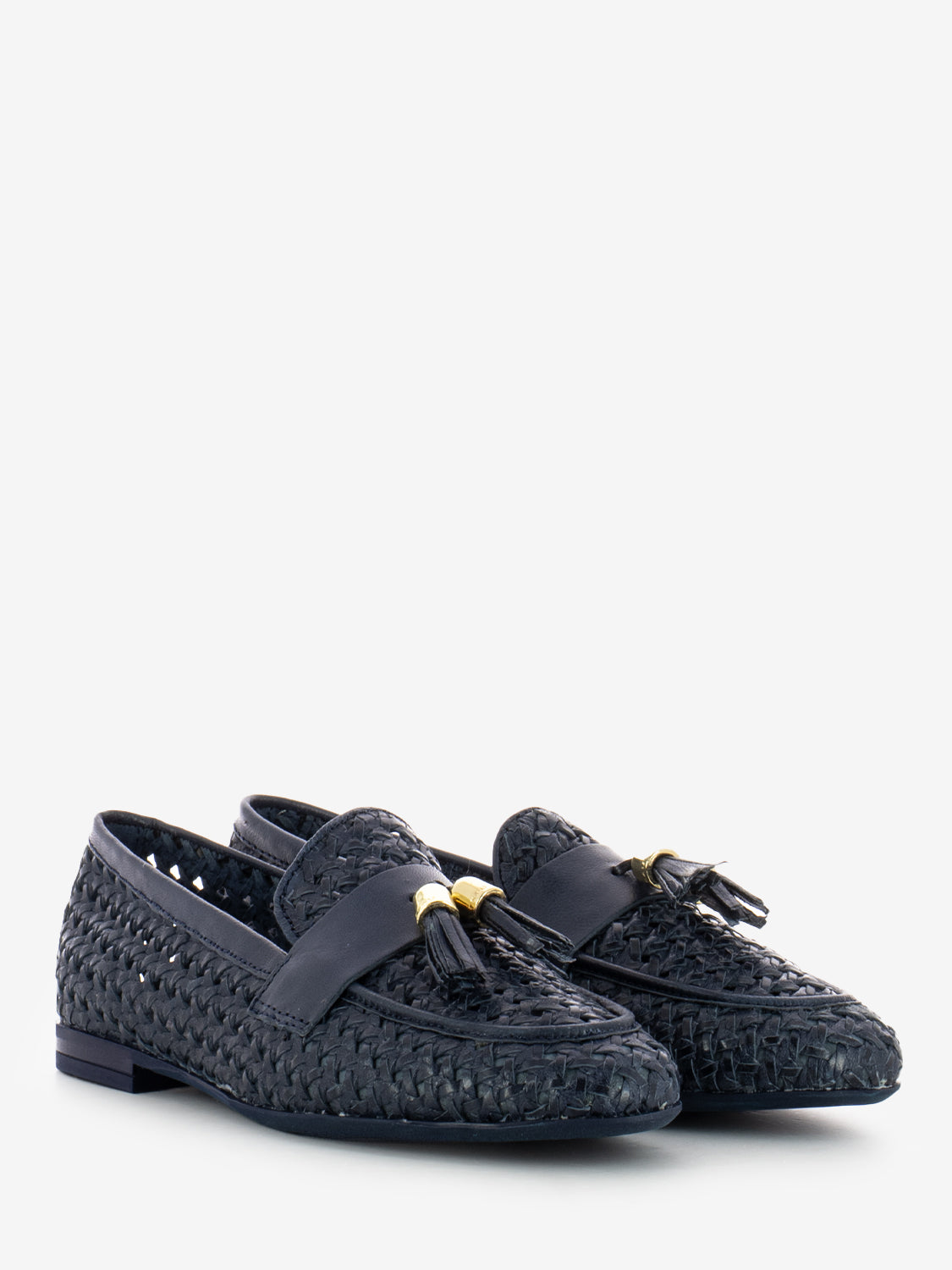 Mocassini Venezia traforati navy