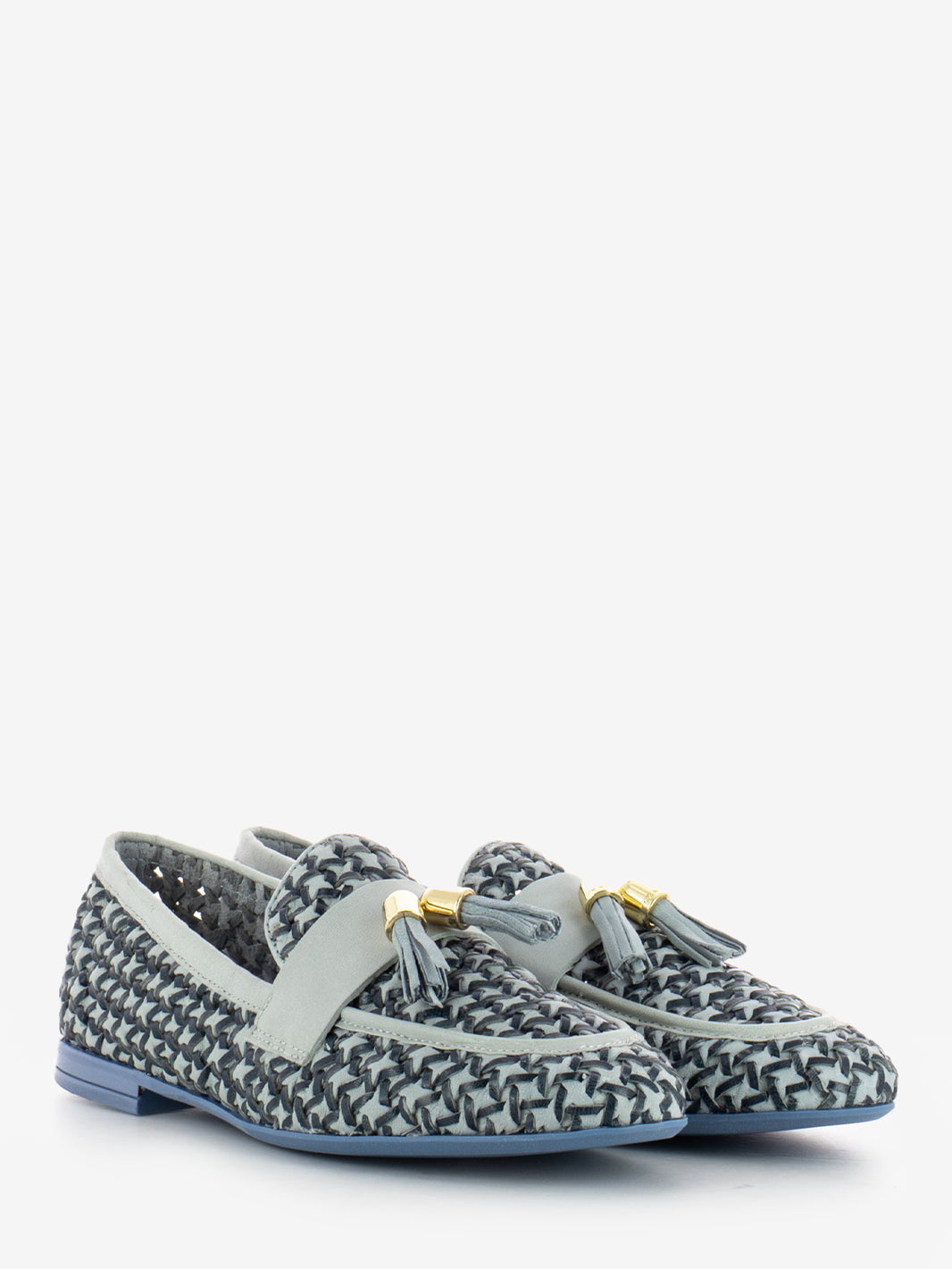 Mocassini Xeno traforati jeans