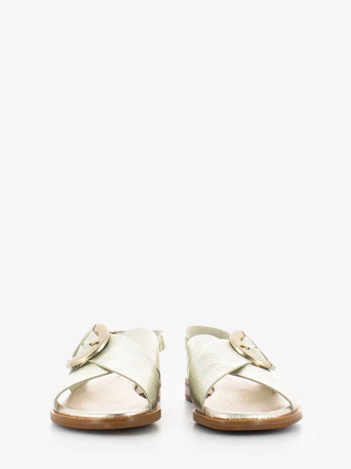 Sandali pelle Florence platino