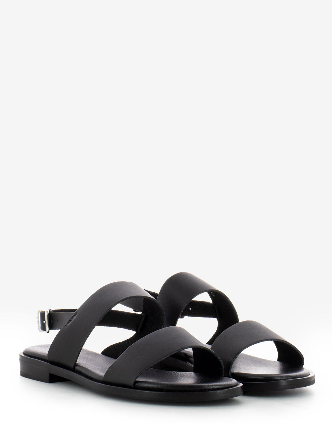Sandali pelle London nero