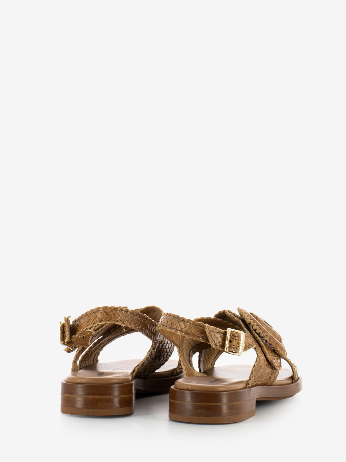 Sandali Venezia intreccio cognac