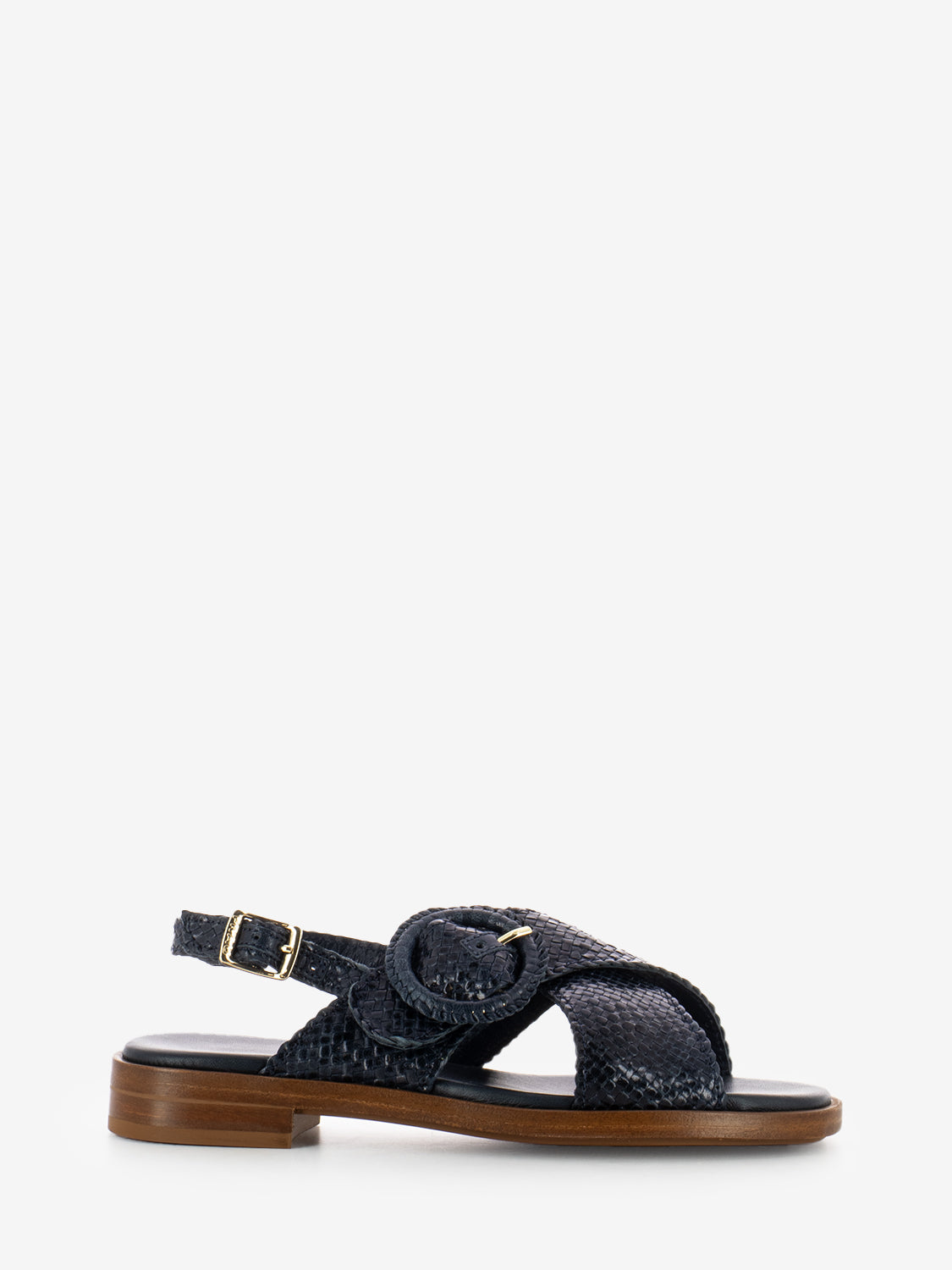 Sandali Venezia intreccio navy