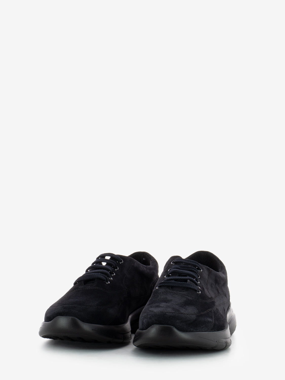 Waxy blue casual shoe