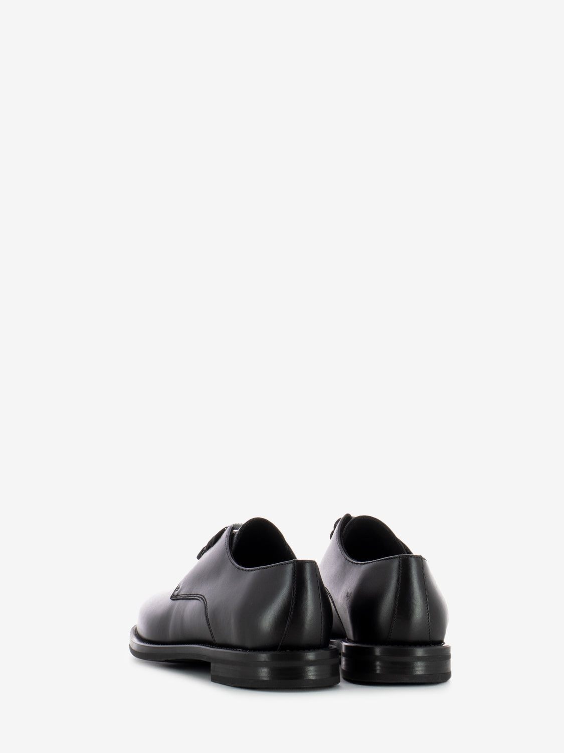 Scarpe derby con lacci in raso nere