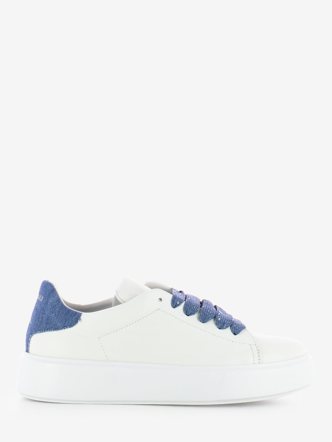 Sneakers jeans fancy bianco / blu