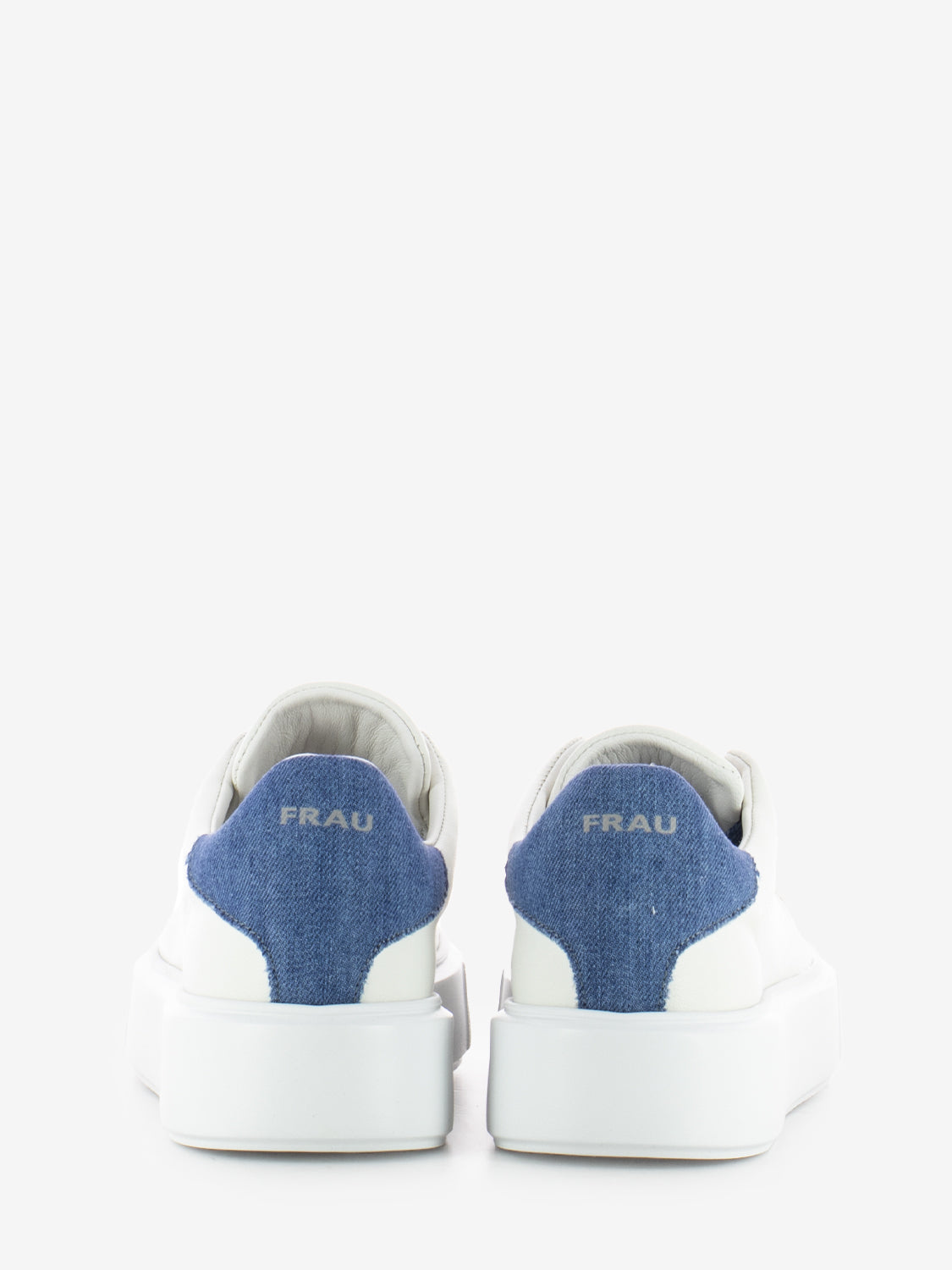 Sneakers jeans fancy bianco / blu