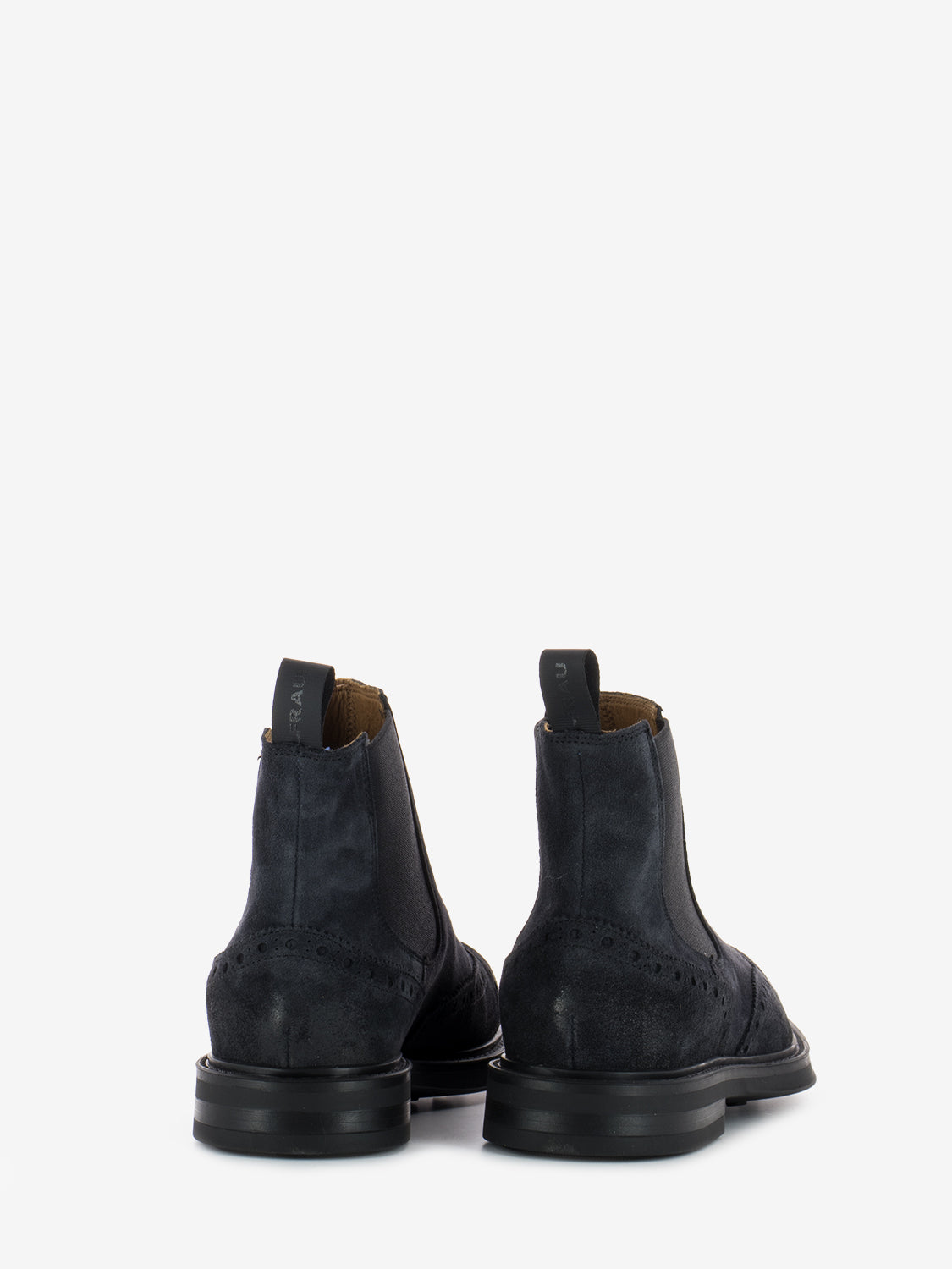 Stivaletto in suede Waxy blu