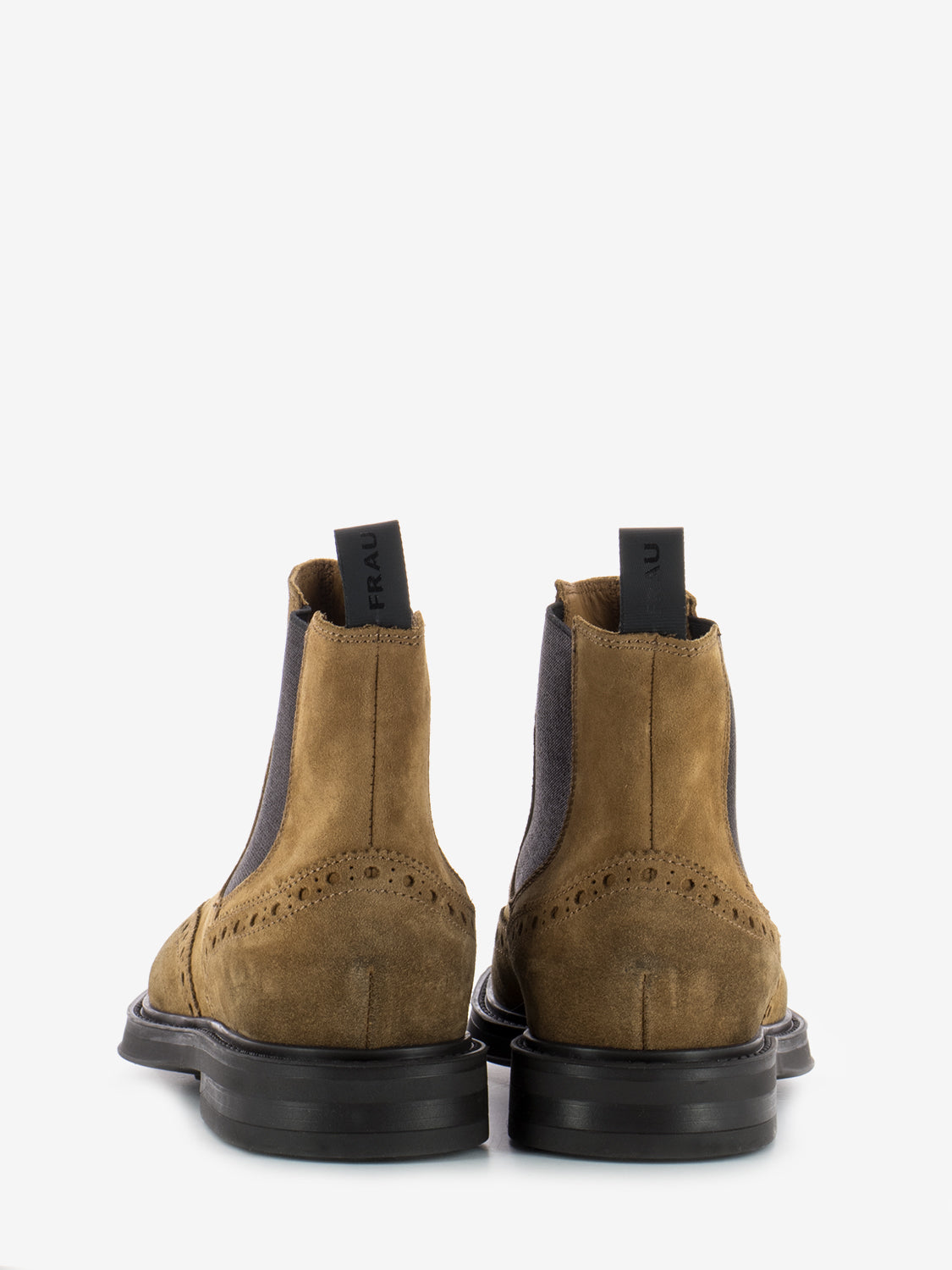 Stivaletto in suede Waxy corteccia