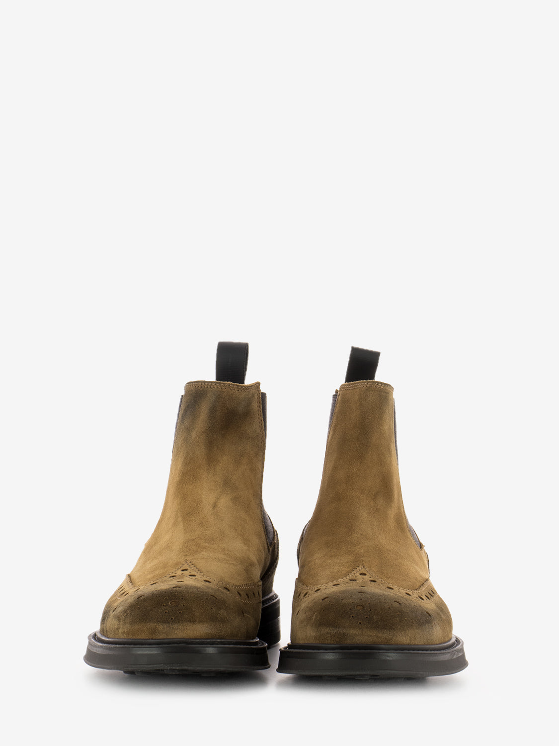 Stivaletto in suede Waxy corteccia