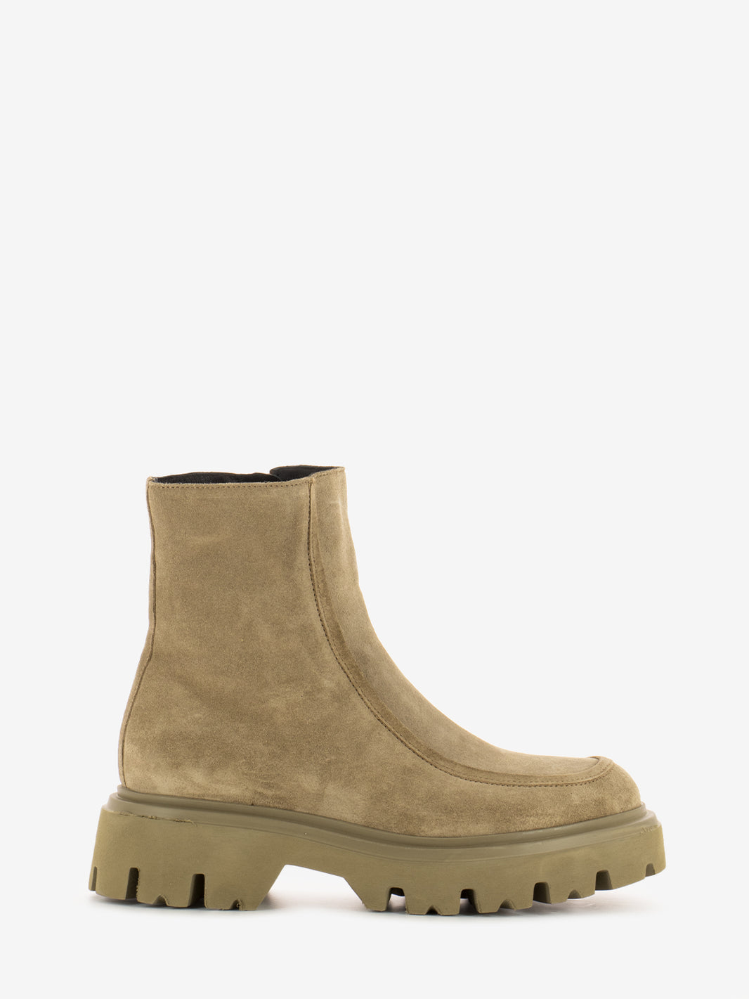 Tronchetti softy honey con zip beige