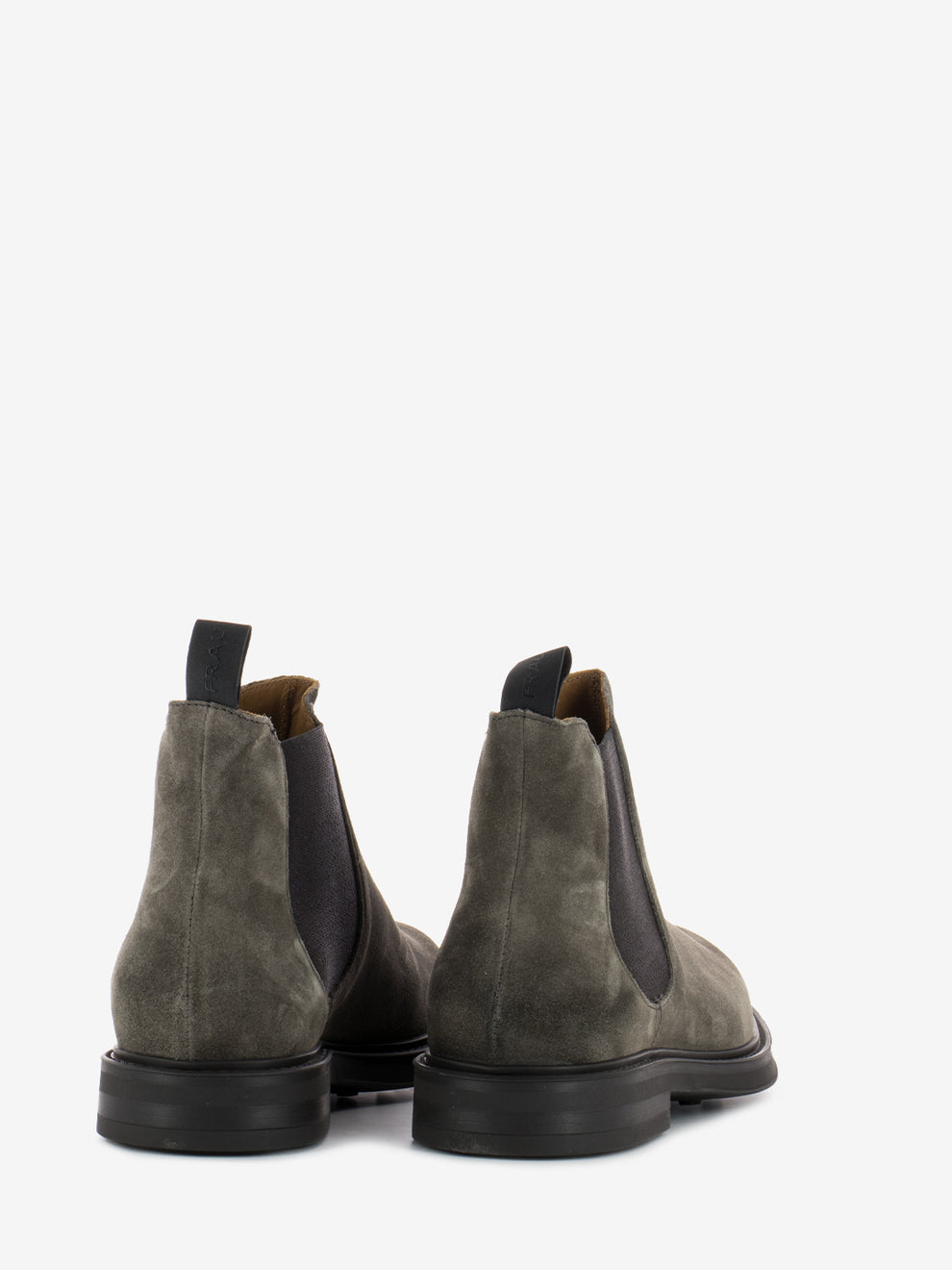Waxy mink grey ankle boots