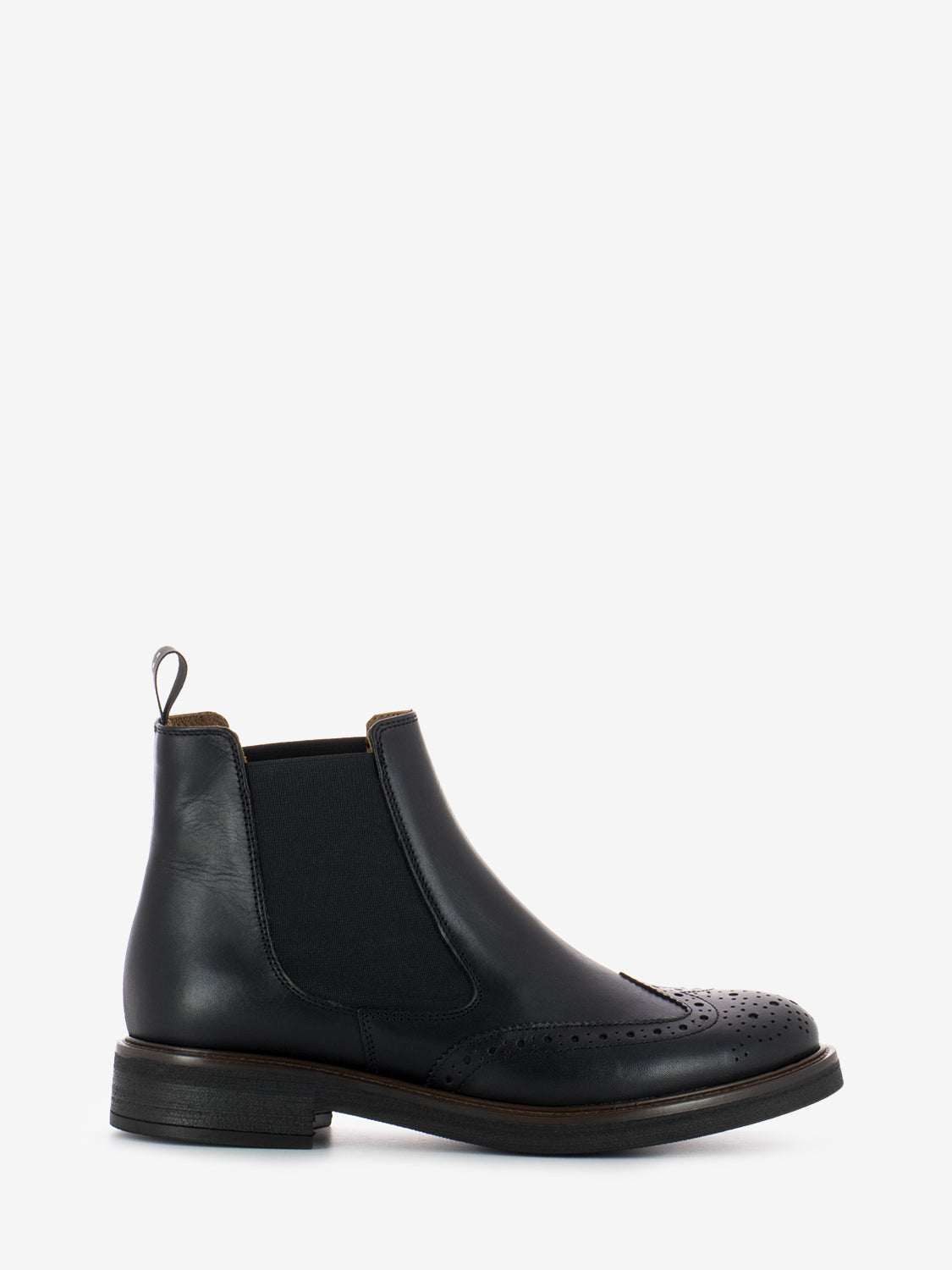 Black silk boot