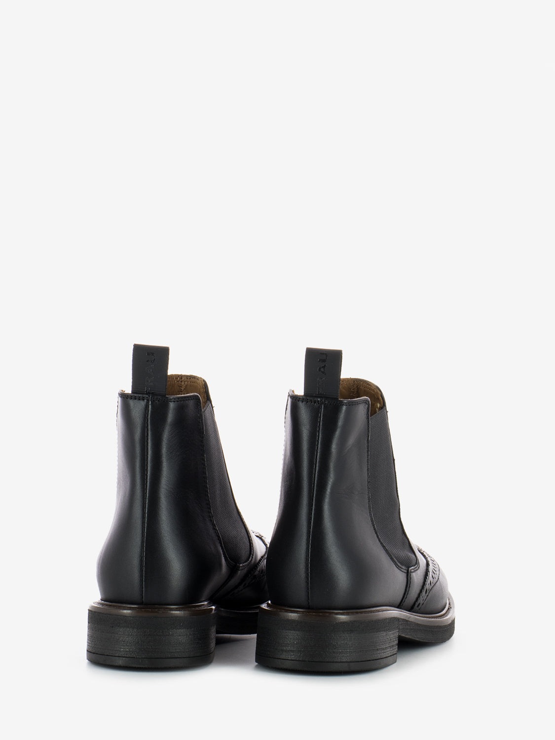Black silk boot