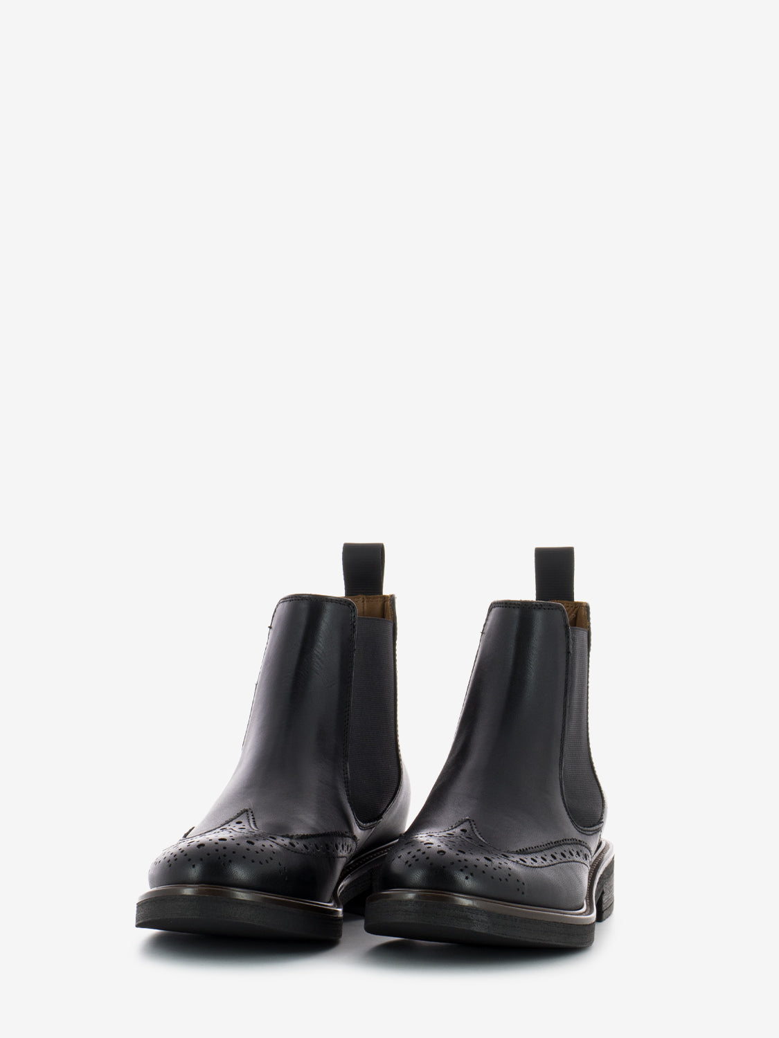 Black silk boot