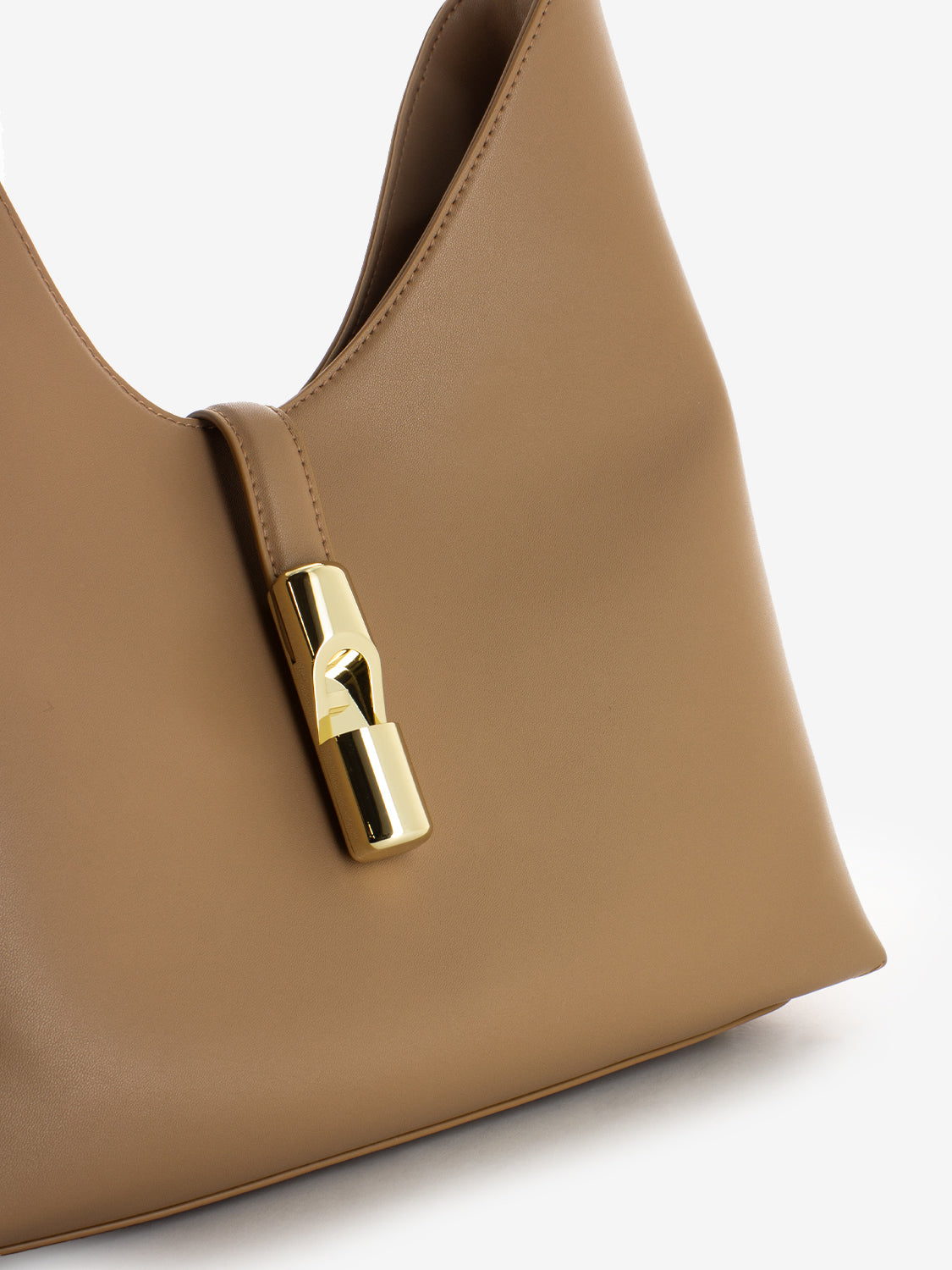 Borsa a Goccia M Hobo in pelle marrone