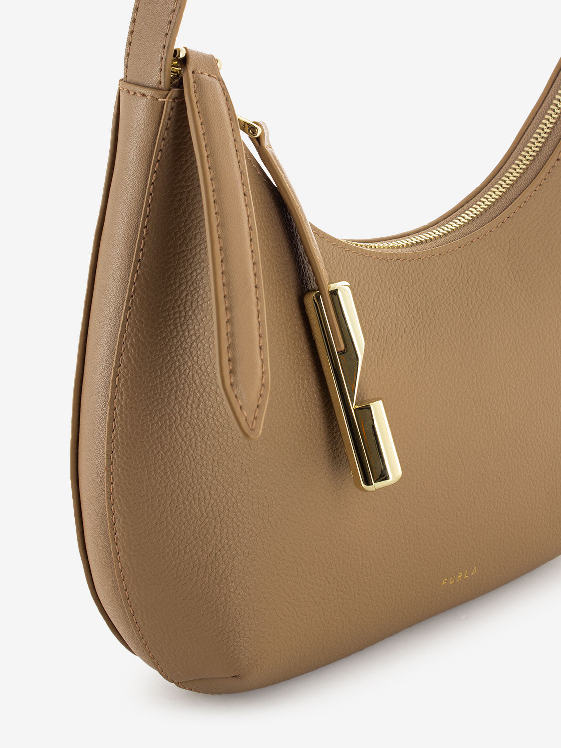 Beige Goccia S shoulder bag
